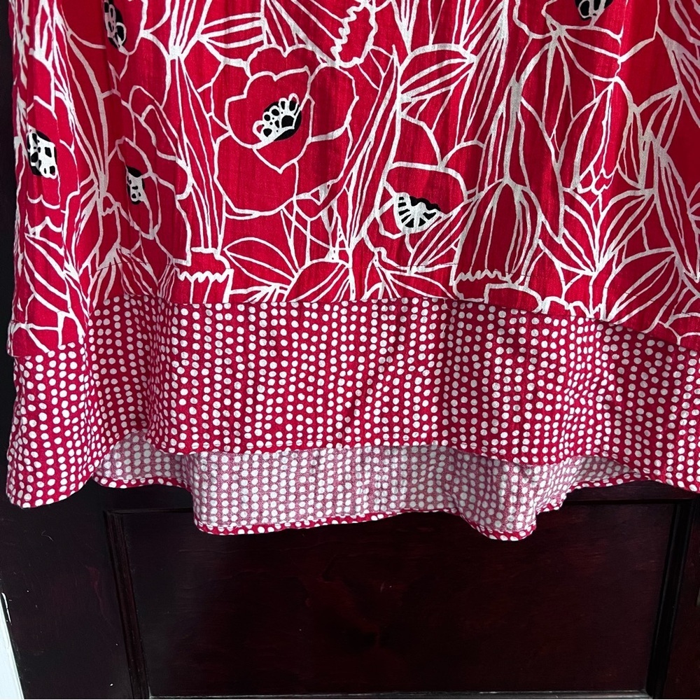 Habitat Women’s Sleeveless Cowl Neck Top in Coral size Large - Picture 7 of 13